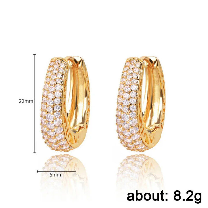 Gold Earring Statement Jewelry