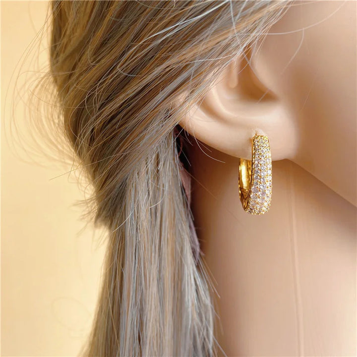 Gold Earring Statement Jewelry