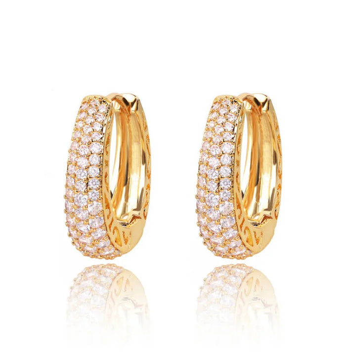 Gold Earring Statement Jewelry